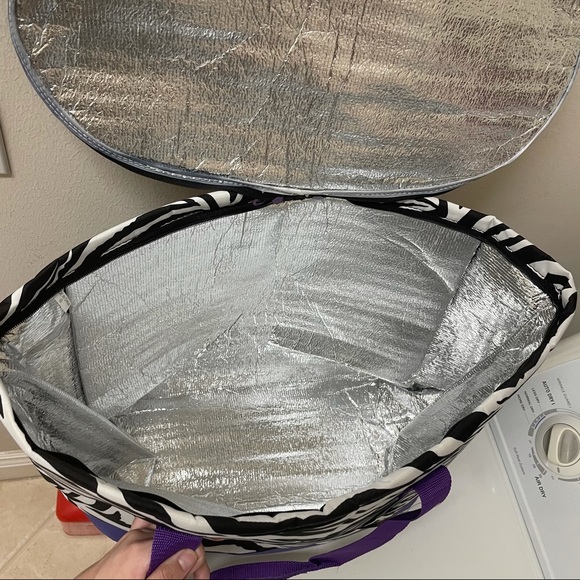 ZEBRA INSULATED FOOD COOLER BAG - Picture 12 of 16